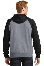 Load image into Gallery viewer, Custom Printed Raglan Colorblock Pullover Hooded Sweatshirt Add Your Logo or Text - Jittybo's Custom Clothing & Embroidery