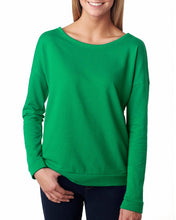 Charger l'image dans la galerie, Custom Embroidered Womens French Terry Long-Sleeve Scoop Add Your Logo or Text - Jittybo's Custom Clothing & Embroidery