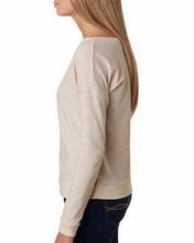 Charger l'image dans la galerie, Custom Embroidered Womens French Terry Long-Sleeve Scoop Add Your Logo or Text - Jittybo's Custom Clothing & Embroidery