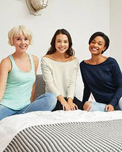 Charger l'image dans la galerie, Custom Embroidered Womens French Terry Long-Sleeve Scoop Add Your Logo or Text - Jittybo's Custom Clothing & Embroidery