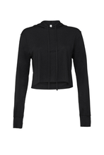 Charger l'image dans la galerie, Custom Embroidered Cropped Women's Long Sleeve Cropped Hoodie Add Your Logo or Text - Jittybo's Custom Clothing & Embroidery