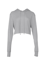 Charger l'image dans la galerie, Custom Embroidered Cropped Women's Long Sleeve Cropped Hoodie Add Your Logo or Text - Jittybo's Custom Clothing & Embroidery