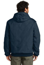 画像をギャラリービューアに読み込む, Custom Embroidered TALL Carhartt Quilted-Flannel-Lined Duck Active Jacket - Jittybo's Custom Clothing & Embroidery