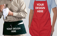 Charger l'image dans la galerie, Custom Embroidered Full-Length Apron Add Your Logo or Text - Jittybo's Custom Clothing & Embroidery