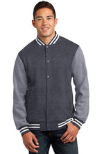 画像をギャラリービューアに読み込む, Custom Embroidered Men's Fleece Letterman Jacket Add Your Logo or Text - Jittybo's Custom Clothing & Embroidery