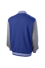 画像をギャラリービューアに読み込む, Custom Embroidered Men's Fleece Letterman Jacket Add Your Logo or Text - Jittybo's Custom Clothing & Embroidery
