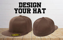 Charger l'image dans la galerie, CUSTOM Flex Fit fitted hat / Custom Embroidery /Embroidered hat / Custom Snapback / Custom Baseball Cap / fitted hat / baseball Hat / gift - Jittybo's Custom Clothing & Embroidery