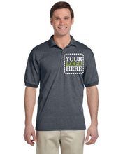画像をギャラリービューアに読み込む, Custom Embroidered Polo T-Shirt Add Your Logo or Text - Jittybo's Custom Clothing & Embroidery