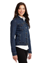 Charger l'image dans la galerie, CUSTOM Embroidered Ladies Denim Jacket / Custom Jean Jacket - Jittybo's Custom Clothing & Embroidery