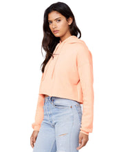 Charger l'image dans la galerie, Custom Embroidered Womens Bella+Canvas Cropped Fleece Hoodie ADD your text or logo - Jittybo's Custom Clothing & Embroidery