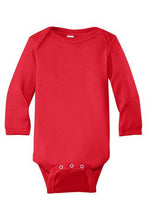 Charger l'image dans la galerie, Custom Infant Long Sleeve Baby Rib Bodysuit - Add Your Logo or Text - Jittybo's Custom Clothing & Embroidery