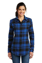 画像をギャラリービューアに読み込む, Custom EMBROIDERED Ladies PLAID Flannel ADD YOUR LOGO OR TEXT / Bridesmaid plaid shirt - Jittybo's Custom Clothing & Embroidery