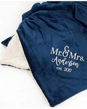 画像をギャラリービューアに読み込む, Custom Embroidered Mountain Lodge Blanket - Jittybo's Custom Clothing & Embroidery