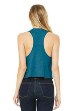 Charger l'image dans la galerie, Custom Printed Womens Cropped Tank Racerback - Jittybo's Custom Clothing & Embroidery