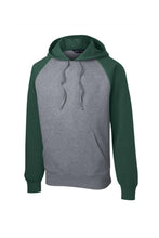 Load image into Gallery viewer, Custom Printed Raglan Colorblock Pullover Hooded Sweatshirt Add Your Logo or Text - Jittybo's Custom Clothing & Embroidery