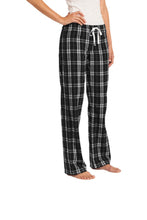 Charger l'image dans la galerie, Custom Women's Embroidered Flannel Plaid Pants ADD YOUR LOGO OR TEXT Women's Pajamas - Jittybo's Custom Clothing & Embroidery