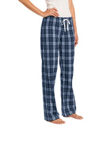 Charger l'image dans la galerie, Custom Women's Embroidered Flannel Plaid Pants ADD YOUR LOGO OR TEXT Women's Pajamas - Jittybo's Custom Clothing & Embroidery