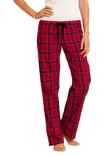 Charger l'image dans la galerie, Custom Women's Embroidered Flannel Plaid Pants ADD YOUR LOGO OR TEXT Women's Pajamas - Jittybo's Custom Clothing & Embroidery