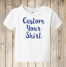 Charger l'image dans la galerie, Custom Printed Infant Core Cotton Tee/ Custom Children's Tee/ Toddler's Customized Shirt/ Kids Personalized Shirt/Kids Birthday Shirt - Jittybo's Custom Clothing & Embroidery