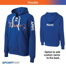 Load image into Gallery viewer, Custom Embroidered Lace Up Pullover Hooded Sweatshirt - Jittybo's Custom Clothing & Embroidery