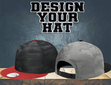 画像をギャラリービューアに読み込む, Custom Embroidered New Era Camo Flat Bill Snapback Cap - Jittybo's Custom Clothing & Embroidery
