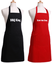 Lade das Bild in den Galerie-Viewer, Custom Embroidered Full-Length Apron with Stain Release Add Your Logo or Text - Jittybo&#39;s Custom Clothing &amp; Embroidery
