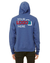 Lade das Bild in den Galerie-Viewer, Custom Embroidered Printed Bella+Canvas Zip-Up Hoodies  Add Your Logo or Text - Jittybo&#39;s Custom Clothing &amp; Embroidery
