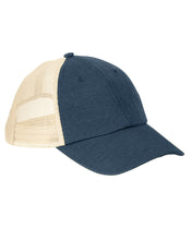 Lade das Bild in den Galerie-Viewer, CUSTOM Embroidered Hemp Washed Soft Mesh Trucker Hat - Jittybo&#39;s Custom Clothing &amp; Embroidery
