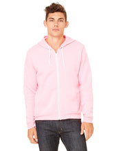 Lade das Bild in den Galerie-Viewer, Custom Embroidered Printed Bella+Canvas Zip-Up Hoodies  Add Your Logo or Text - Jittybo&#39;s Custom Clothing &amp; Embroidery
