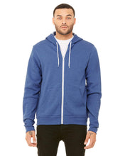 Lade das Bild in den Galerie-Viewer, Custom Embroidered Printed Bella+Canvas Zip-Up Hoodies  Add Your Logo or Text - Jittybo&#39;s Custom Clothing &amp; Embroidery
