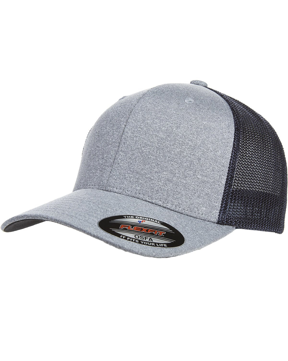 Flexfit Trucker Poly Mélange Stretch Mesh Cap – Jittybo's Custom Clothing &  Embroidery