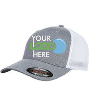 画像をギャラリービューアに読み込む, Custom Embroidered Flexfit Trucker Hat Add your logo or text - Jittybo&#39;s Custom Clothing &amp; Embroidery
