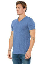 Lade das Bild in den Galerie-Viewer, Custom Printed Bella+Canvas Unisex Triblend Short Sleeve V-Neck Tee/ Men&#39;s Gift/ Father&#39;s Day Gift/Custom Gift/Custom logo/Custom Embroidery - Jittybo&#39;s Custom Clothing &amp; Embroidery
