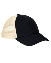 Lade das Bild in den Galerie-Viewer, CUSTOM Embroidered Hemp Washed Soft Mesh Trucker Hat - Jittybo&#39;s Custom Clothing &amp; Embroidery
