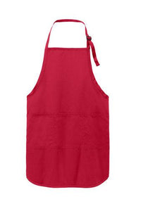 Custom Embroidered Full-Length Apron with Stain Release Add Your Logo or Text - Jittybo's Custom Clothing & Embroidery