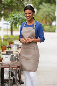 Custom Embroidered Full-Length Apron with Stain Release Add Your Logo or Text - Jittybo's Custom Clothing & Embroidery