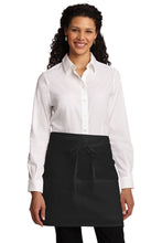 Lade das Bild in den Galerie-Viewer, Custom Personalized Easy Care Half Bistro Apron with Stain Release - Jittybo&#39;s Custom Clothing &amp; Embroidery
