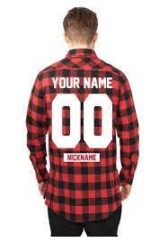 Custom Printed Men's Flannel Shirt - Jittybo's Custom Clothing & Embroidery