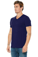 Lade das Bild in den Galerie-Viewer, Custom Printed Bella+Canvas Unisex Triblend Short Sleeve V-Neck Tee/ Men&#39;s Gift/ Father&#39;s Day Gift/Custom Gift/Custom logo/Custom Embroidery - Jittybo&#39;s Custom Clothing &amp; Embroidery
