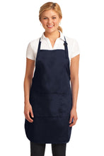 Lade das Bild in den Galerie-Viewer, Custom Embroidered Full-Length Apron with Stain Release Add Your Logo or Text - Jittybo&#39;s Custom Clothing &amp; Embroidery
