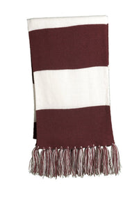 CUSTOM Embroidered Spectator Scarf Add your text or logo - Jittybo's Custom Clothing & Embroidery