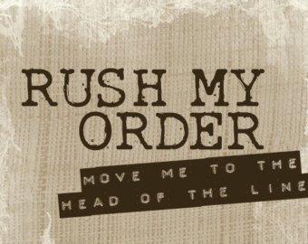Rush My Order or Express Shipping - Jittybo's Custom Clothing & Embroidery