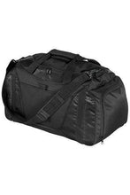 Load image into Gallery viewer, Custom EMBROIDERED Small TwoTone Duffel Bag ADD YOUR LOGO OR TEXT - Jittybo&#39;s Custom Clothing &amp; Embroidery
