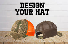 Load image into Gallery viewer, Custom Camouflage Mesh Back Cap / Custom Camo Hat Add Your Logo or Text - Jittybo&#39;s Custom Clothing &amp; Embroidery
